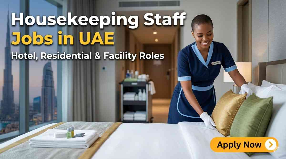 Housekeeping Staff Jobs in UAE | Apply Online