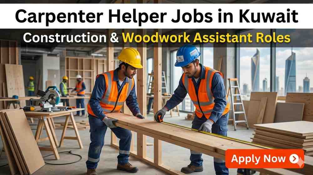 Carpenter Helper Jobs in Kuwait | Apply Online