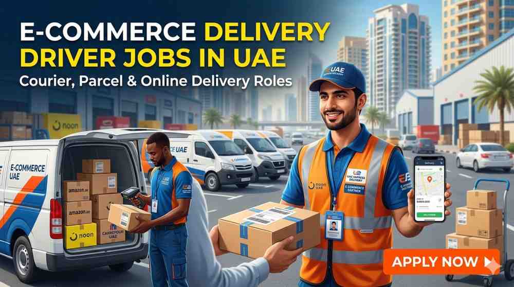 E-commerce Delivery Driver Jobs in UAE | Apply Online