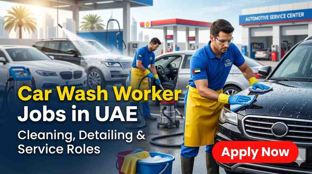 Car Wash Worker Jobs in UAE
