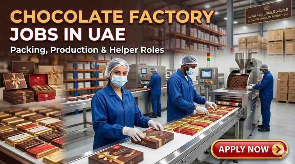 Chocolate Packing Jobs in UAE | Apply Online