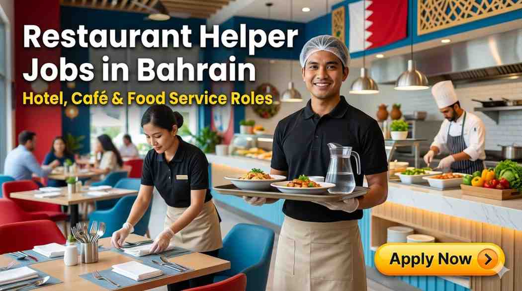 Restaurant Helper Jobs in Bahrain | Apply Online